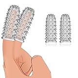 Fingerhüllen 2-er Set,Sexfinger Ticklers Penishülle Fingerspitze,Vorspiel...
