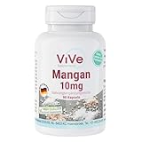 Mangan 10 mg - 90 Kapseln - Hochdosiert - Essentielles Spurenelement - Vegan |...