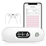 Wellue DuoEK-S Mobiles EKG Gerät, Bluetooth Wireless Tragbarer Herzmonitor mit...