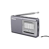 XHDATA D219 UKW/FM/AM Radio Batteriebetrieben Weltempfänger Mini Radio,Radio...