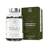 Bio Spirulina Chlorella Algen Kapseln [1800mg pro Dosis] - 200 Spirulina Pulver...