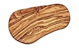 Küchenmaster Olivenholz Schneidebrett im Naturschnitt, Frühstücksbrettchen...
