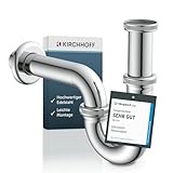 KIRCHHOFF 98801110 Röhrensiphon Siphon, Abfluss, Ablaufgarnitur für...