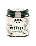 Fuchs Gewürze - Tellicherry Pfeffer ganz | 55 g im wiederverschließbaren...