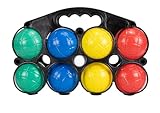 Boccia Kugeln Spiel für Kinder und Erwachsene mit 8 Kugeln und Tragenetz Strand...