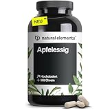 Apfelessig Kapseln – 180 Kapseln mit 1500mg Apfelessig pro Tagesdosis –...