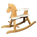 Roba Schaukelpferd: Klassisches Holz-Schaukelpferd für Kinder ab 18 Monaten bis...