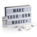 EASYmaxx LED-Leuchtkasten Light Box - Für individuelle Textbotschaften |...