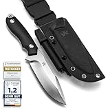 Wolfgangs ODENWOLF Outdoor-Messer AMBULO mit Kydex Holster - Edles Jagdmesser...