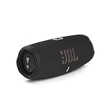 JBL Charge 5 Bluetooth-Lautsprecher in Schwarz – Wasserfeste, portable Boombox...