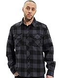 Brandit Check Shirt Herren Baumwoll Hemd XL Black-grey