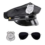 W WIDMANN MILANO Party Fashion 95719 - Verkleidungsset Polizist, Hut, Brille und...