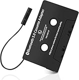 Pixelure Aux Adapter Auto Bluetooth 5.0 Audio Kassetten für das Auto, Kassetten...