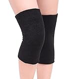 1 Paare Dicke Kniewärmer Winter Warme Knieschoner Arthritis Kaltes Knie...