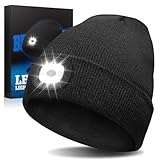 KEZKALS Geschenke für Männer/Frauen, Wiederaufladba LED Mütze Herren Damen...