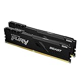 Kingston FURY Beast 16GB (2x8GB) 3600MHz DDR4 CL17 Desktop Speicher Kit mit 2...