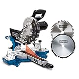 Scheppach HM254 Kappzugsäge mit Softstart & Laser - 2000W Leistung |Ø 255mm...