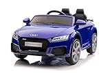 FINOOS Kinder elektroauto A.U.D.I. TTRS 12V Elektroauto für Kinder, mit...