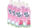 VERNEL Wildrose Weichspüler 6x 39 WL (234 Waschladungen), Wäscheduft für 24...