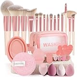 Start Makers Make-up-Pinsel, 31-teiliges Make-up-Set, multifunktional, mit...