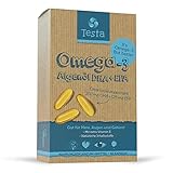 Omega 3 Vegan Kapseln – Hochdosiert DHA & EPA-Fettsäuren – Nur 1 Kapsel pro...