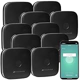 VisorTech Rauchmelder Design: 10er-Set kompakte WLAN-Design-Rauchwarnmelder,...