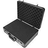HMF 14402-02 Alu Fotokoffer, Waffenkoffer mit Rasterschaumstoff | 46 x 33 x 15...