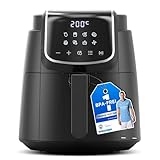 Midea Heißluftfritteuse 4L XL Air Fryer mit LED-Touchscreen, [35-200°C|8...