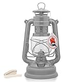 Feuerhand Sturmlaterne Baby Special 276 Zink - Für Garten, Camping & Balkon -...