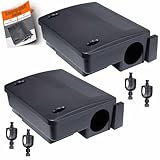 ORANGE DEAL 2X robuste Köderbox Ratten auch für Rattengift Extra Stark,...