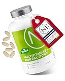 N1 Multivitamin Tabletten hochdosiert - Alle Vitamine + Mineralien - 365 Tabl....