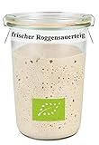 Bäckerei Spiegelhauer frischer Bio Roggensauerteig 300g I Brot backen ohne Hefe...