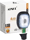 ATNKE Ersatz LED Leuchten für Beleuchtete Mütze mit Licht,Wiederaufladbar USB...