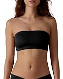 SHARICCA Trägerloser BH Damen Ungepolstert Rutschfestes Silikon Bandeau BH...