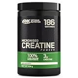 Optimum Nutrition Mikronisiertes Kreatin Pulver, Geschmacksneutral, 634g, 186...