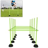 VANCHEMO Sprungstangen-Set Agility Trainingsstangen für konditionelles...