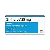 Zinkorot 25 Tabletten: Hochdosierte Zink Tabletten mit 25mg Zinkorotat pro...
