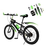 ROGONPDK 20 Zoll Kinderfahrrad Mountainbike, 7 Gang Kinderfahrrad für Jungen...