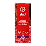 khadi REINES HENNA Pflanzenhaarfarbe - Haarfarbe für aufregendes Orangerot bis...