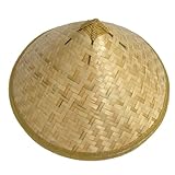 Chinesischer Bambushut für Erwachsene, Unisex, Cosplay, NinjaKonische...