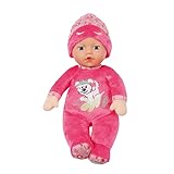 BABY born Sleepy for babies pink, waschbare Stoffpuppe mit herunterziehbarer...