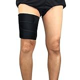 Gonetre Sportausrüstung Sport-Oberschenkelbandage, Verstellbar, Komprimierte...
