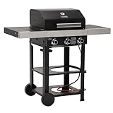 TAINO WABAYA 3+0 Gasgrill Grillwagen 3 Brenner Keramik Sear-Burner...