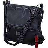 TOM TAILOR Elin Damen Umhängetasche Crossbody Bag Mittelgroß Schwarz