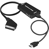 uhddadi Scart auf HDMI Konverter, Scart auf HDMI Adapter Video Audio Wandler HD...