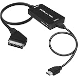 uhddadi Konverter, Scart auf HDMI Adapter Video Audio Wandler HD 1080P mit HDMI...