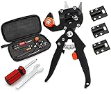 LEADSTAR 2-in-1 Garten Obstbaum Pfropfschere,Veredelungsschere Ratschenschere...