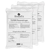 3 x 10kg HaGaFe TURBO Rasendünger mit 30% Stickstoff, Rasen – Dünger mit 120...