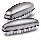 UCEC 2X Nagelbürste Edelstahl, Handbürste, Handwaschbürste, Handbürste...