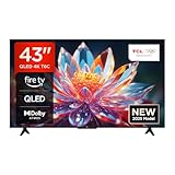 TCL 43T6C 43 Zoll QLED Fernseher, 4K UHD Fire TV, HDR10+, Dolby Vision & Atmos,...